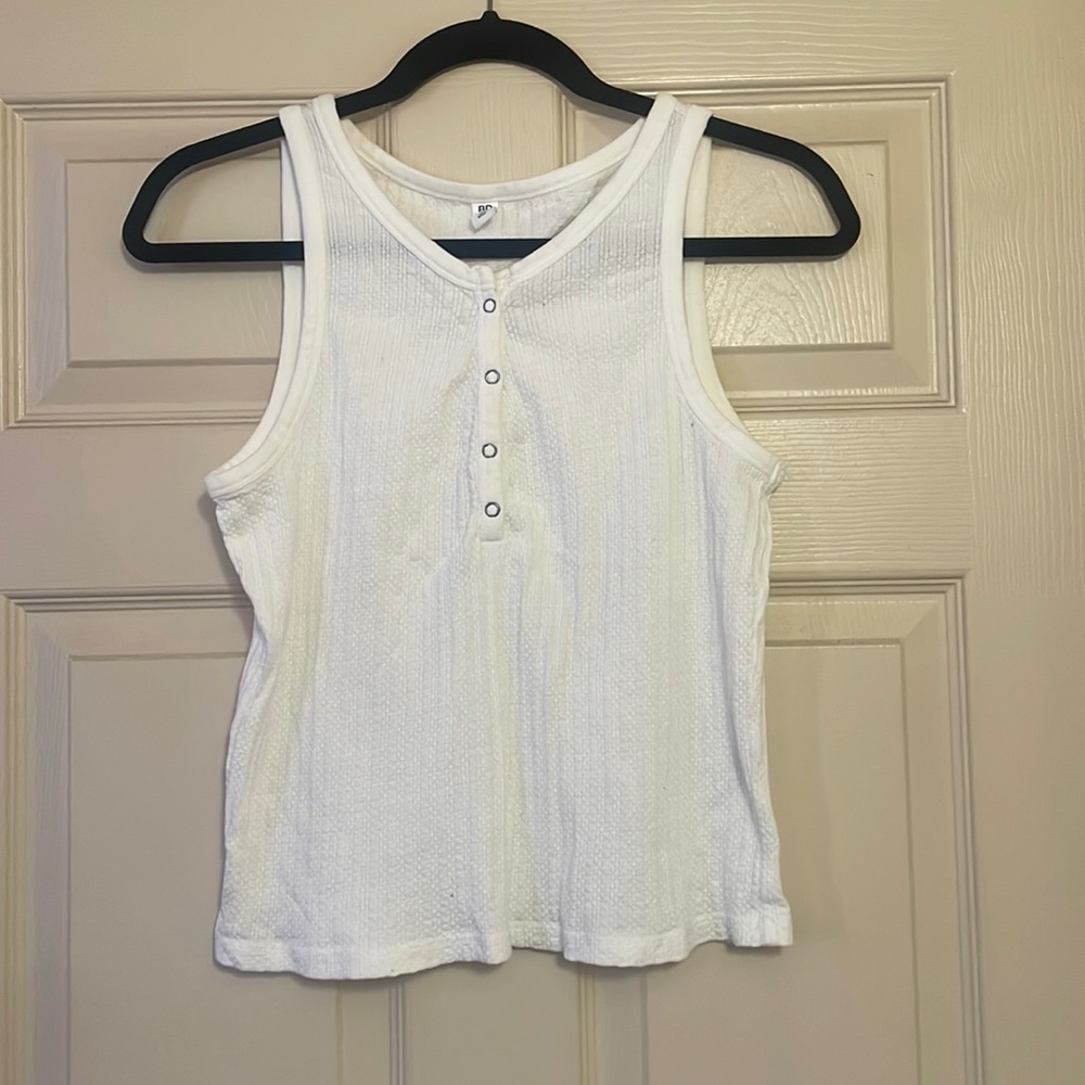 White Knit Top